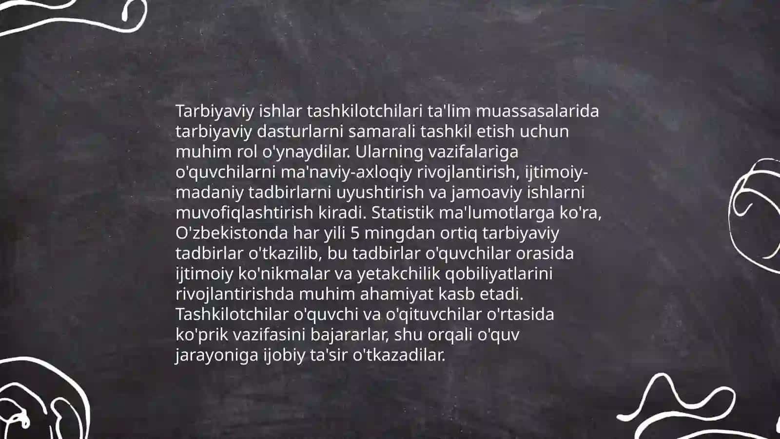 Tarbiyaviy ishlarni boshqarishni asosiy tamoyillari komponentlari va fanlararo integratsiyalar 4