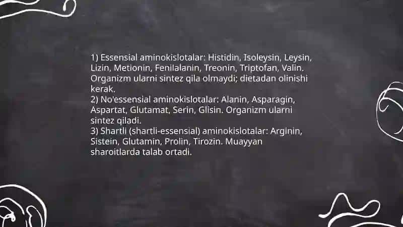 Aminokislotalar 4