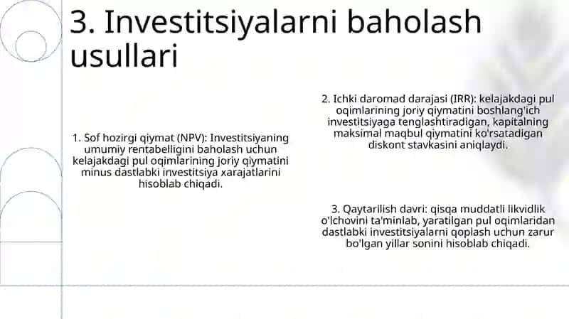Iqtisodiyotni Modernizatsiylash Sharoitida Investitsiya Siyosati 4