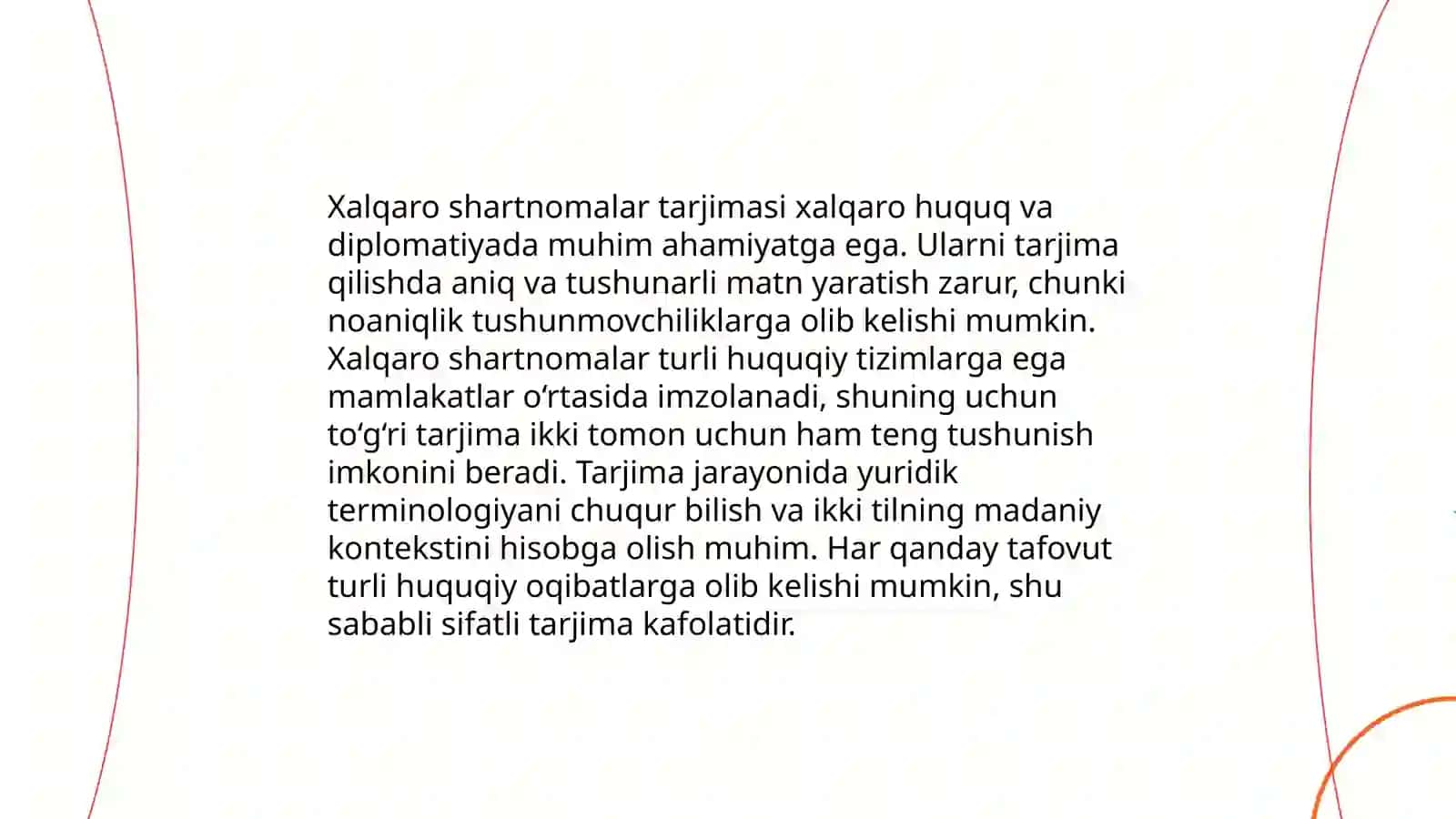 Rasmiy yozishmalar tarjimasi 4