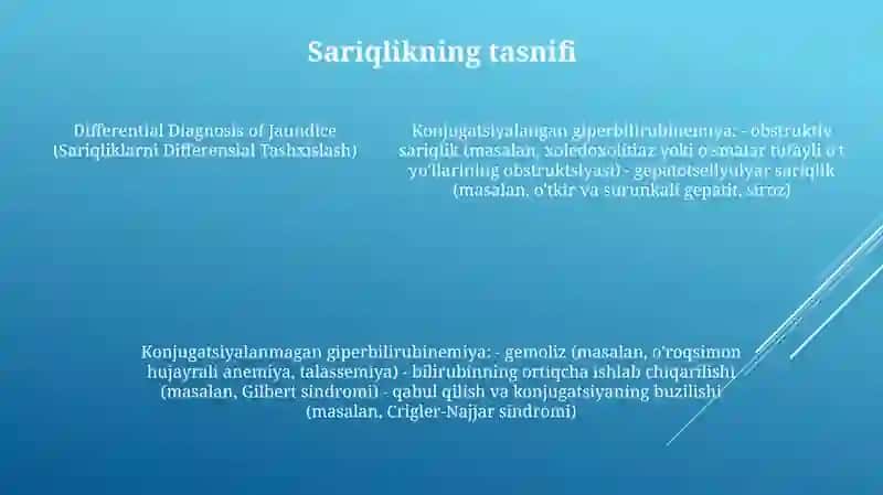 Sariqliklarni Differensial Tashxislash 4