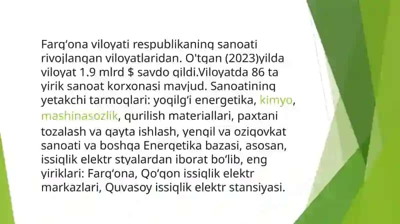 FARG‘ONA VILOYATI IQTISODIY TARMOQLARINING SHAKLLANISHI 4