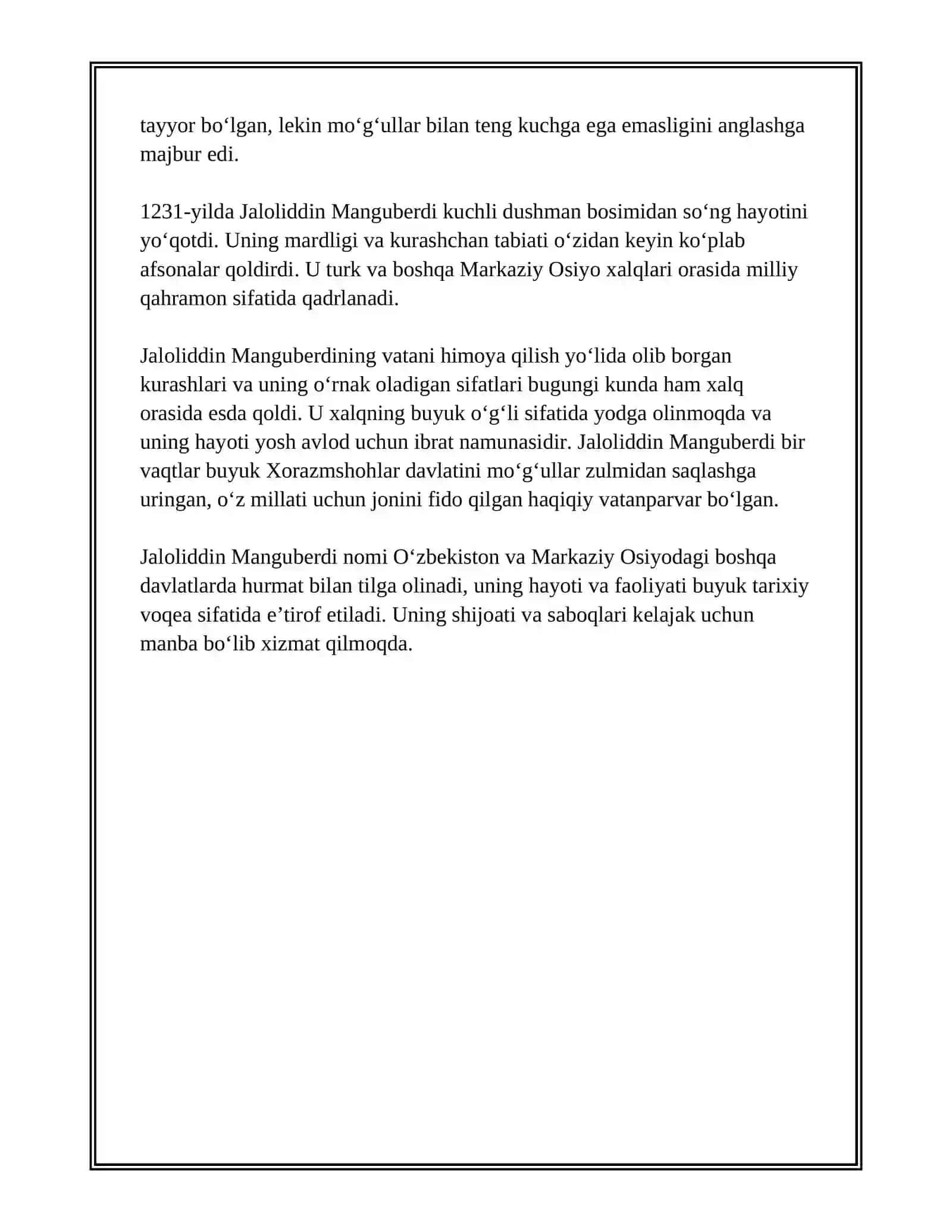 JALOLIDIN MANGUBERDI VATAN HIMOYACHISI 4