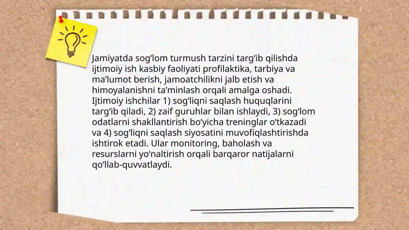 Sogʻlom turmush tarzini shakllantirishda ijtimoiy ish 4