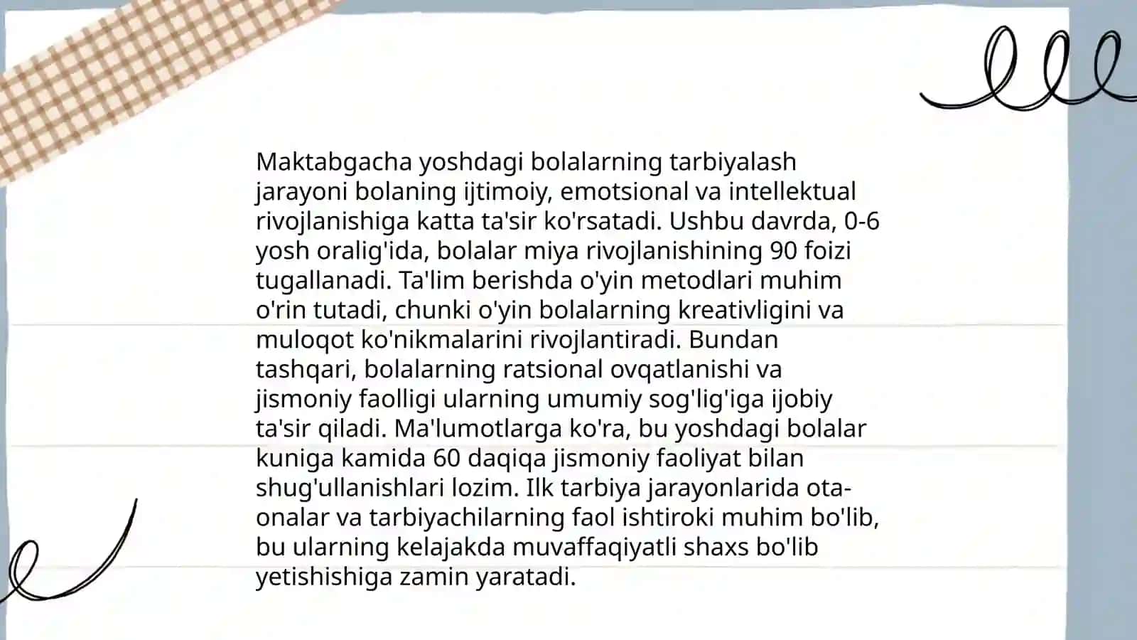 Turli yosh bosqichlarida tarbiya xususiyatlari 4