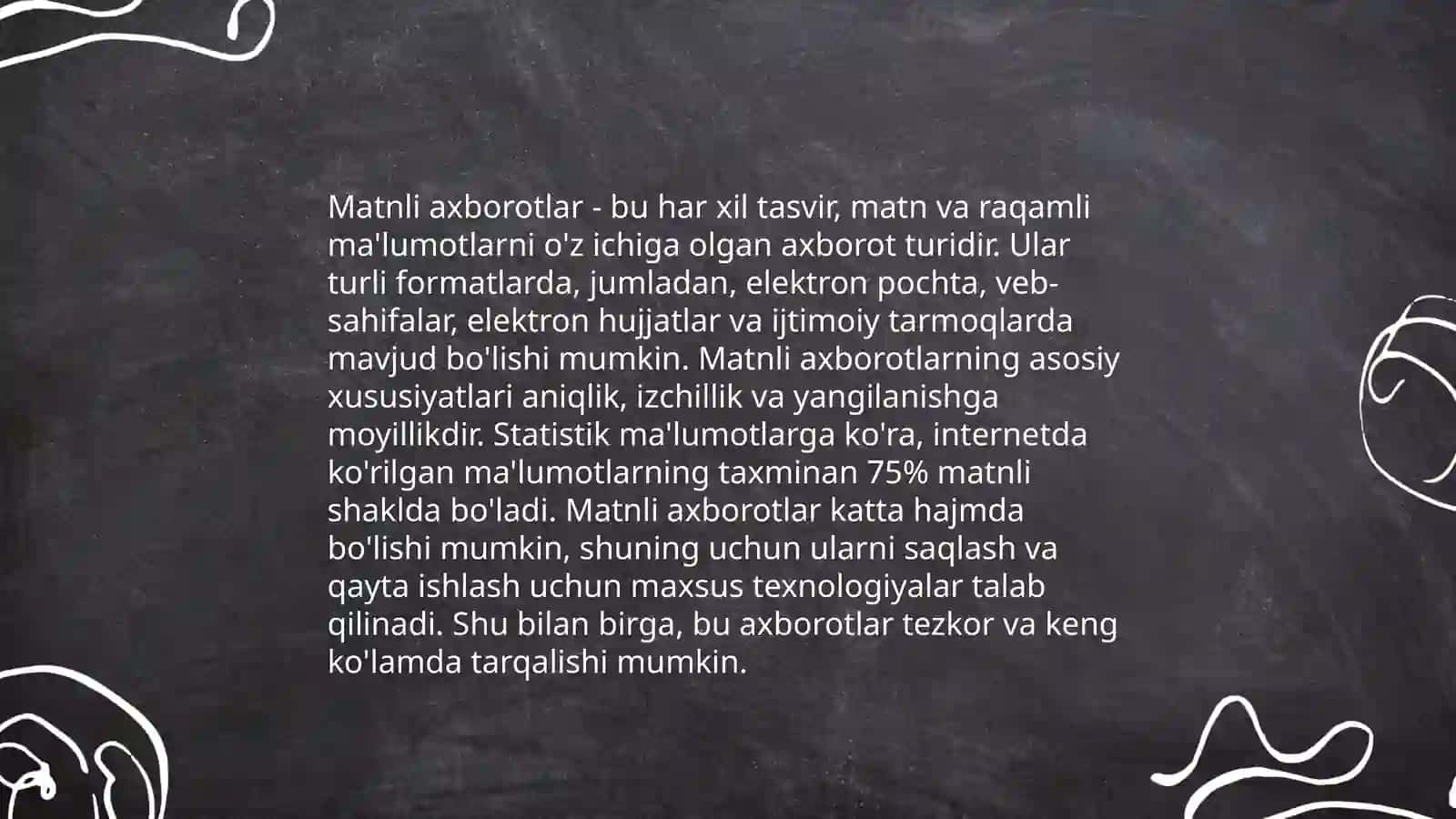 Axborot turlari va ularning xususiyatlari 4