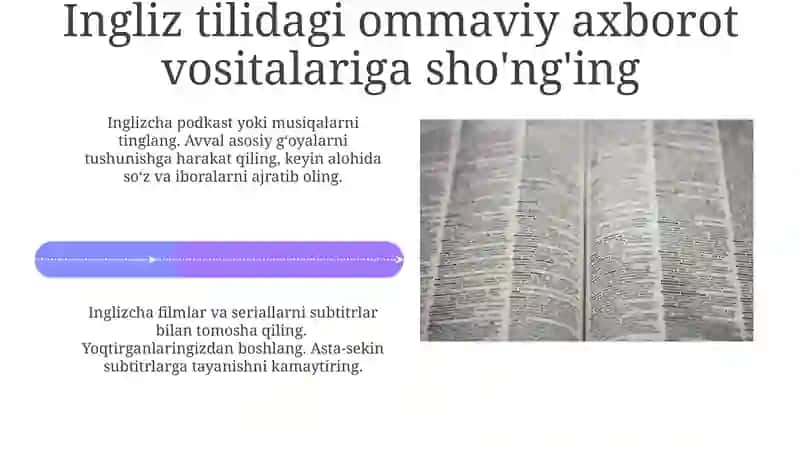 Ingliz tilini o‘rganishnin oson usullari 4