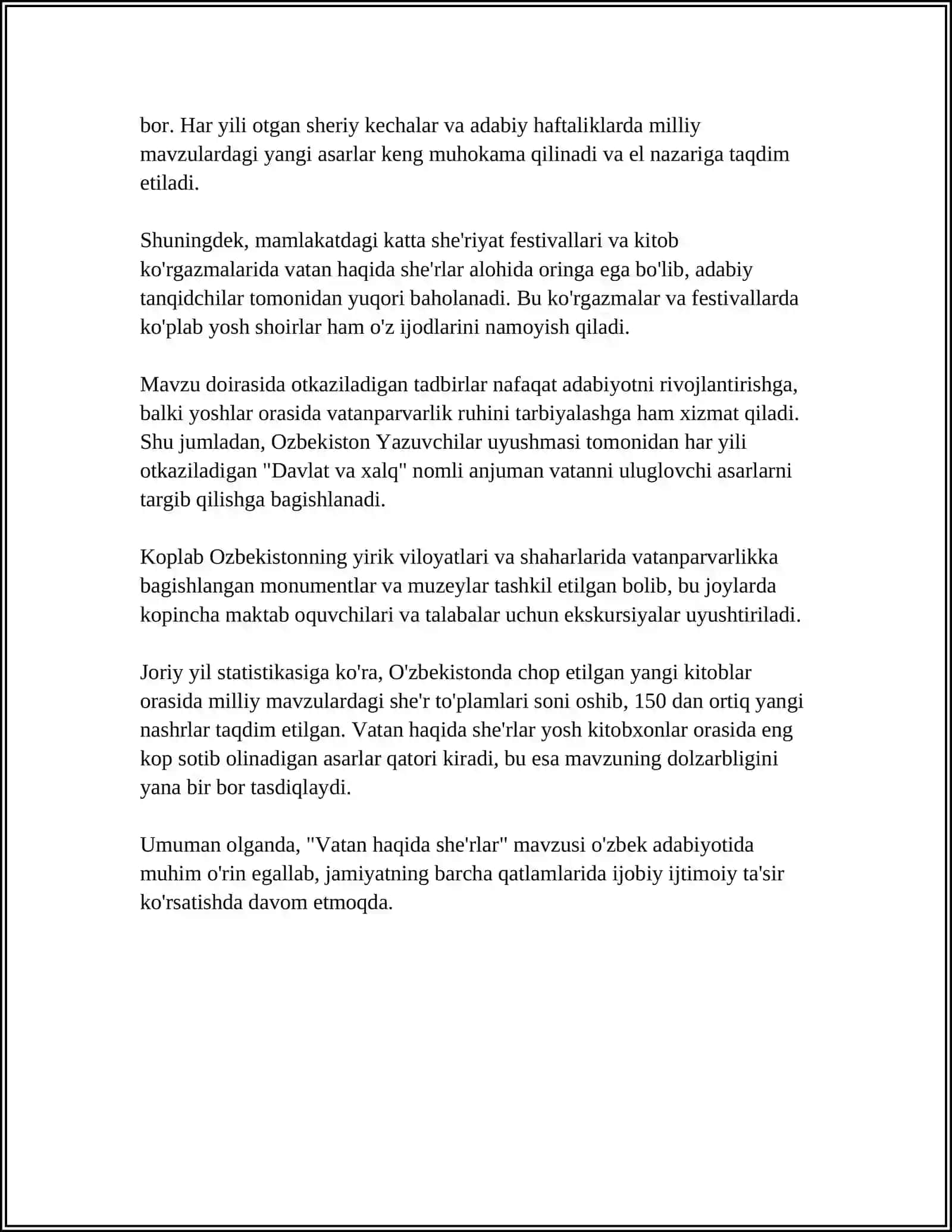 Vatan haqida she'rlar 4