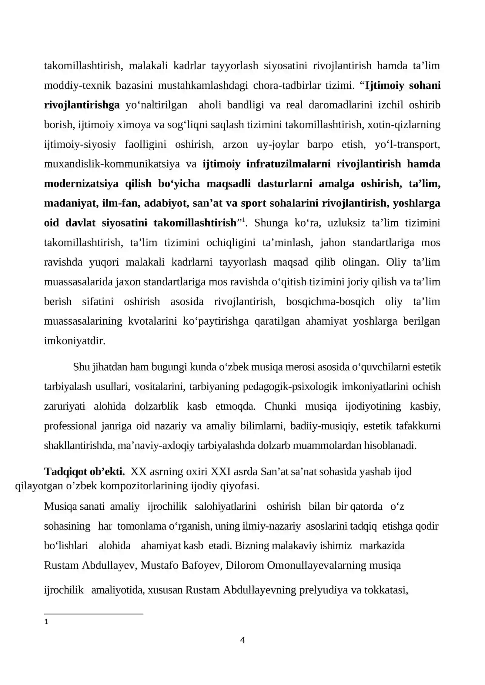 XX asrning oxiri XXI asrda yashab ijod qilayotgan o’zbek kompozitorlarining ijodiy qiyofasi 4
