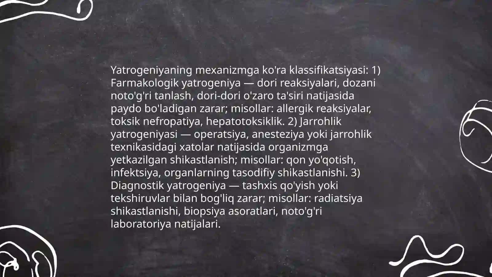 Yatrogeniya va uning turlari 4