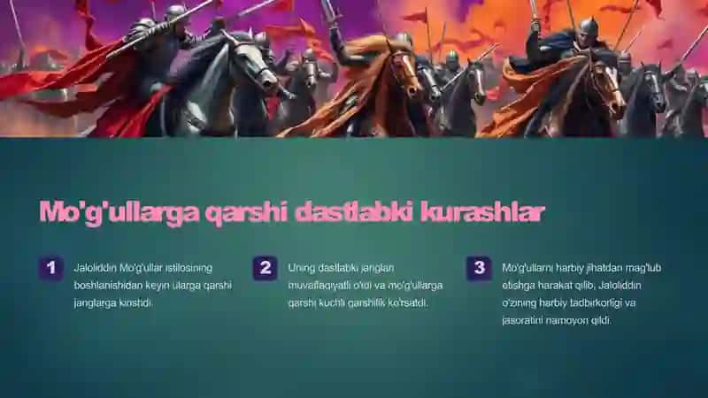 Jaloliddin Manguberdi - buyuk sarkarda va vatan himoyachisi 4
