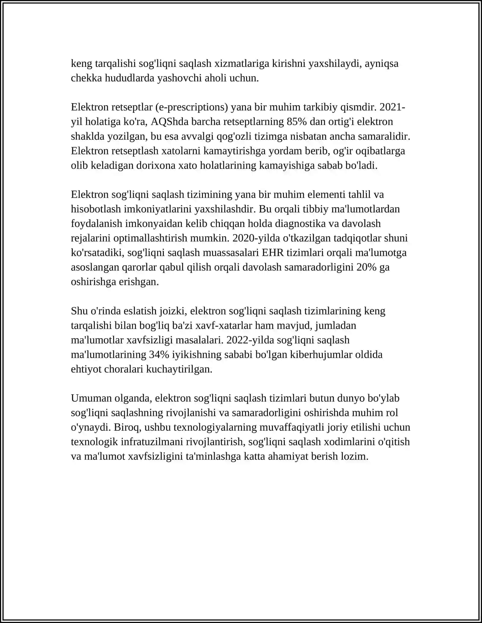 ELEKTRON POLIKLINIKA AXBOROT TIZMI 4