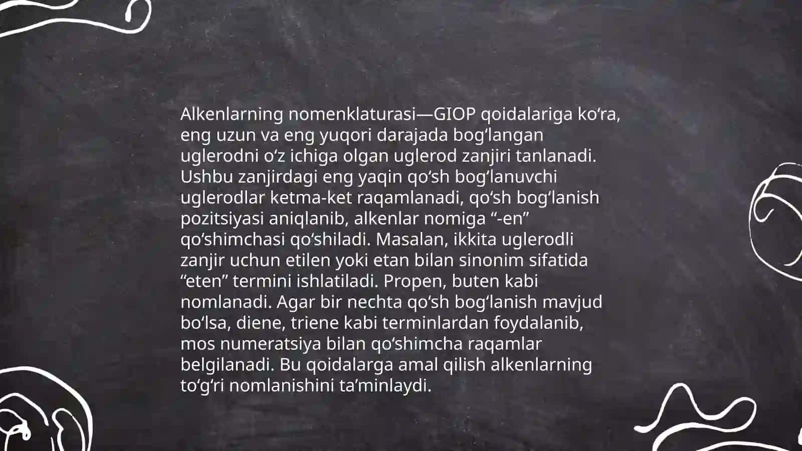 Alkenlar va ularning xalk xo'jaligida qo'llanishi 4