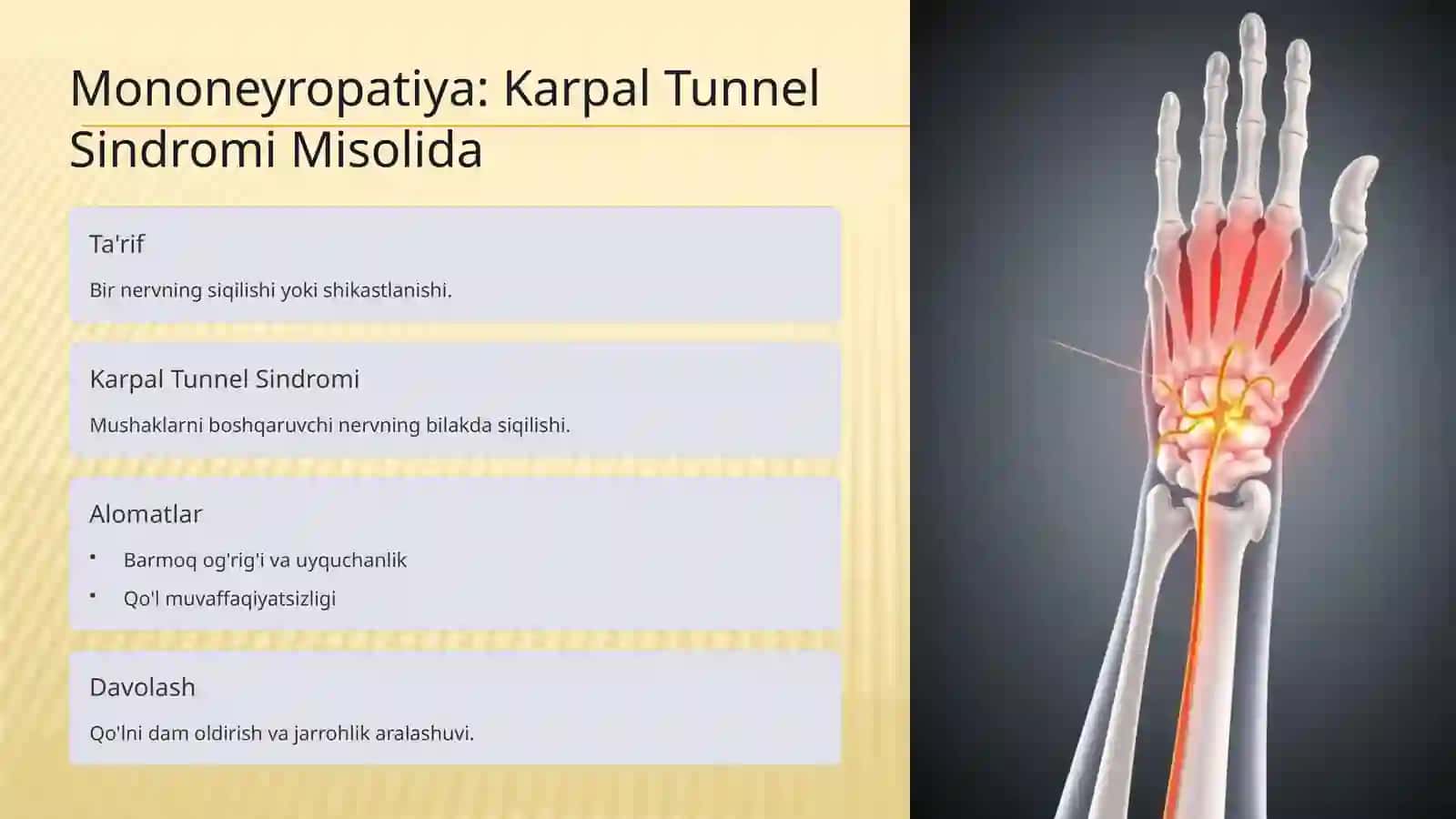 Periferik Nervlar Shikastlanishi: Umumiy Turlari va Neyropatiyalar 4