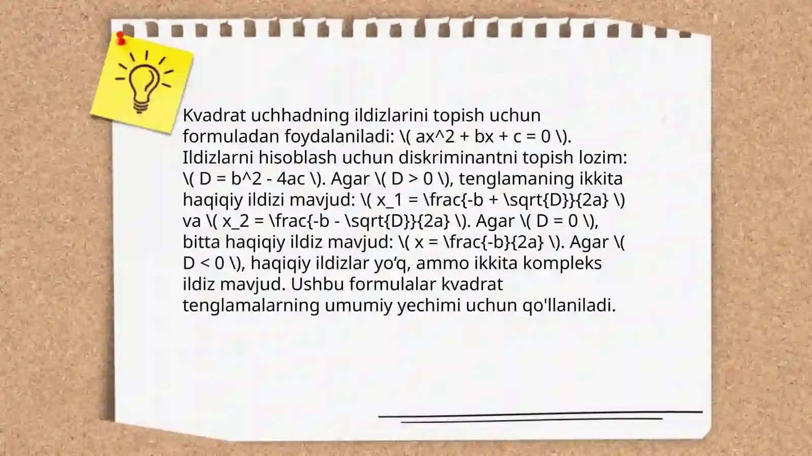 Viyet teoremasi 4