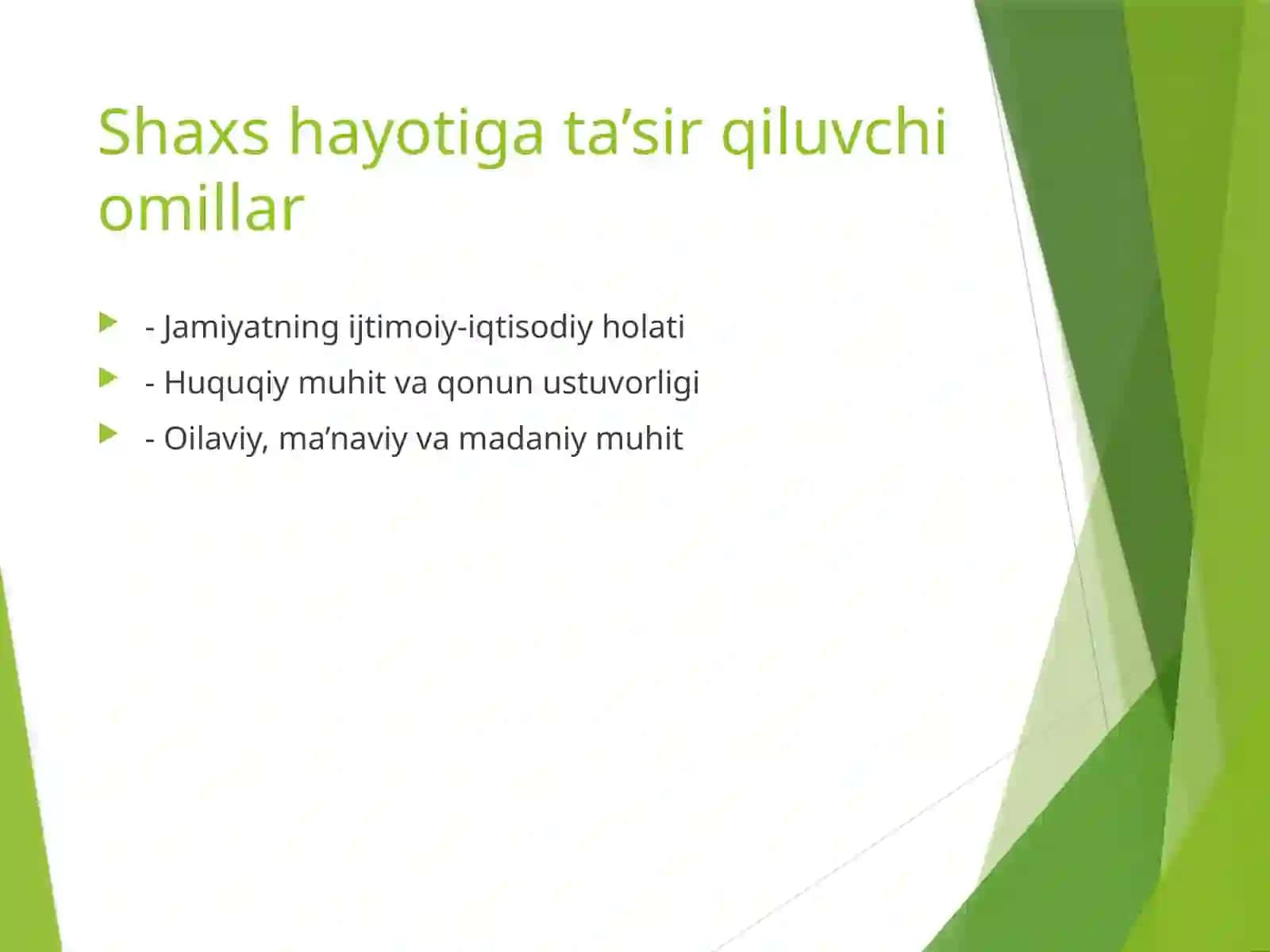 Shaxsning hayotiymuhim manfaatlari va uning xavfsizligiga tahdidlar 4