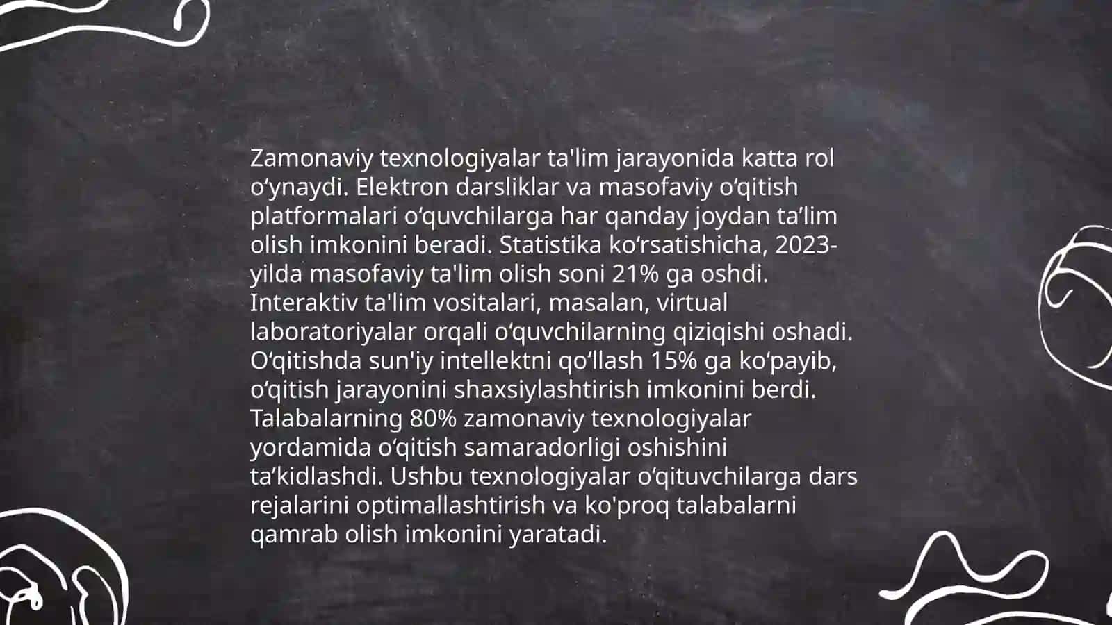 Texnologiya fani o’qituvchisining boshqa fan o’qituvchilaridan farqli jixatlari, bugungi kun texnologiya fani o’qituvchisiga qo’yiladigan talablar 4