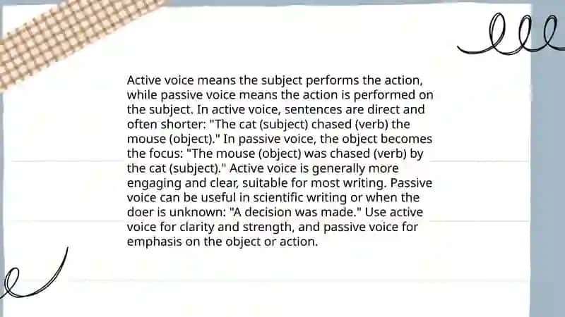 Passive voice 4