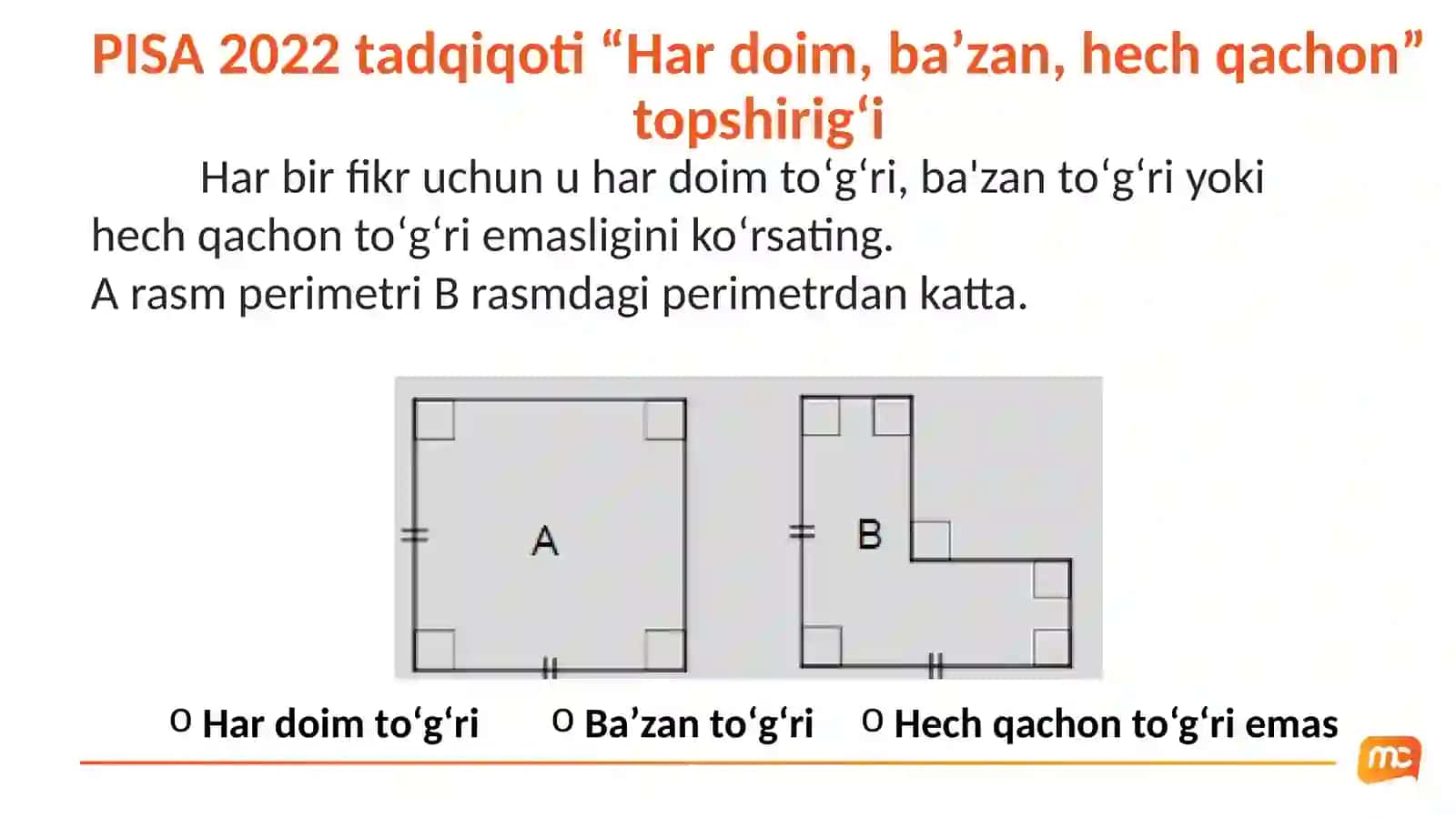 PISA kompetensiyalarini shakllantirish orqali o‘quvchilarning matematik savodxonligini oshirish 4