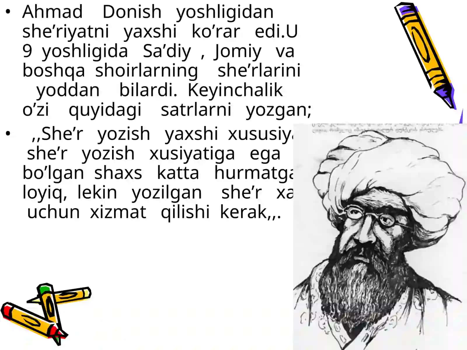 BUXORO MA`RIFATPARVARLARI AHMAD DONISH VA SADRIDDIN AYNIY 4