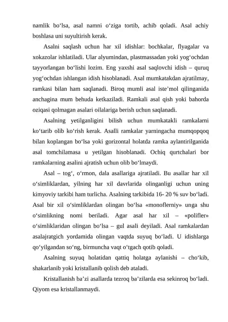 Asalarichilik Mahsulotlari 4