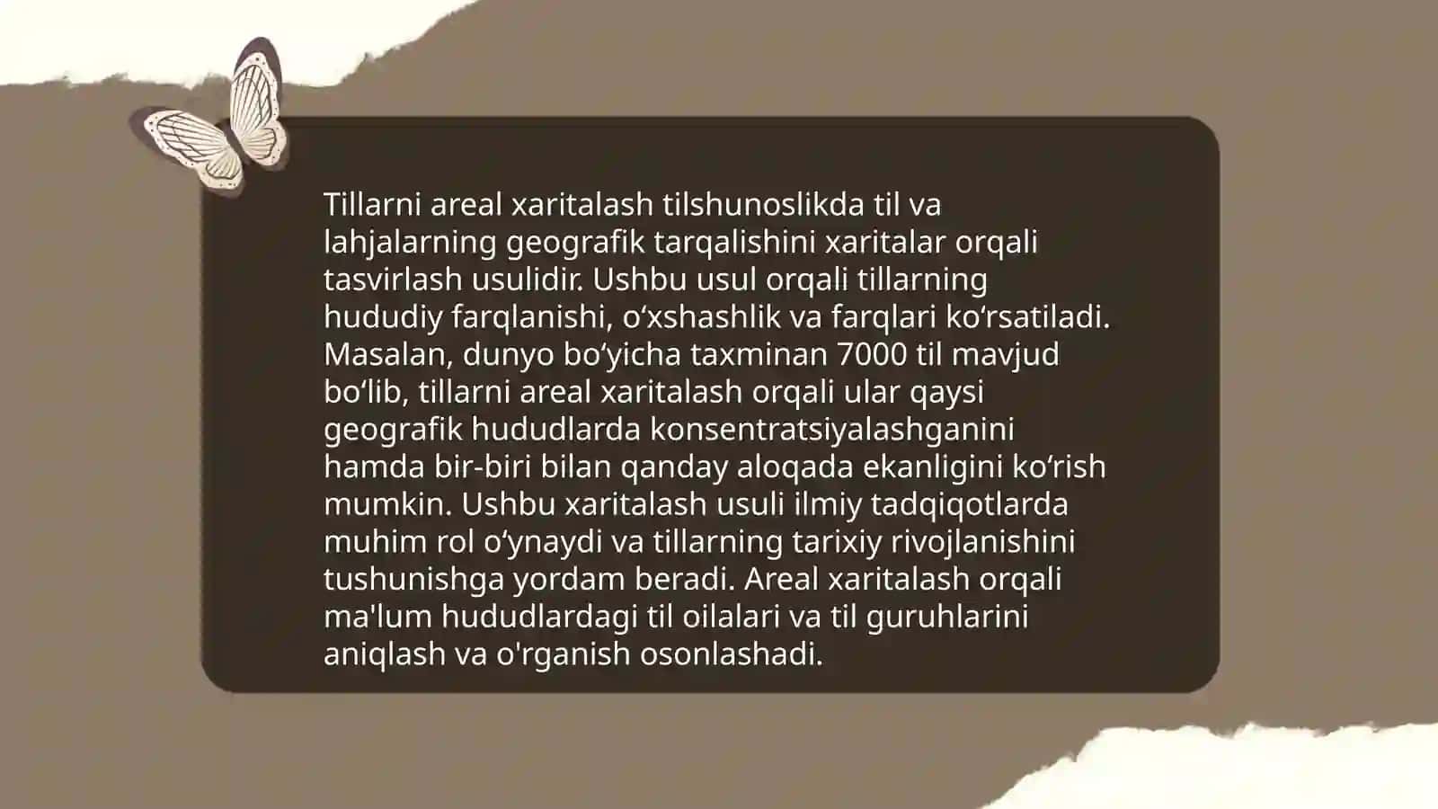 Tilning funksional va areal klassifikatsiyasi 4