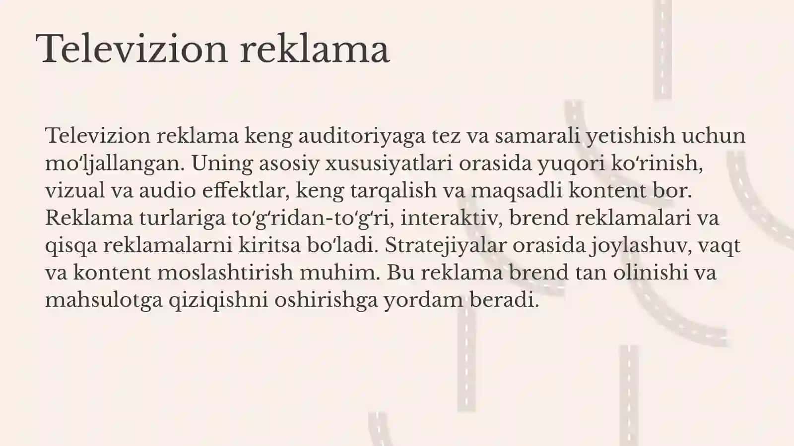 Reklamaning turlari va vositalari 4