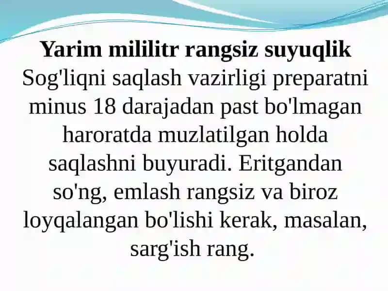 COVID-19ga qarshi emlash chora-tadbirlari 4