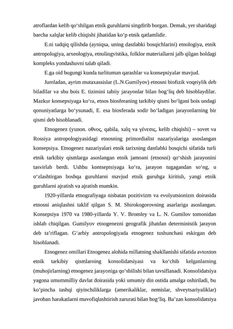 ETNOGENEZIS NAZARIYASI VA GUMILEV ILMIY TADQIQOT ISHLARINI ILMIY O'RGANISH 4
