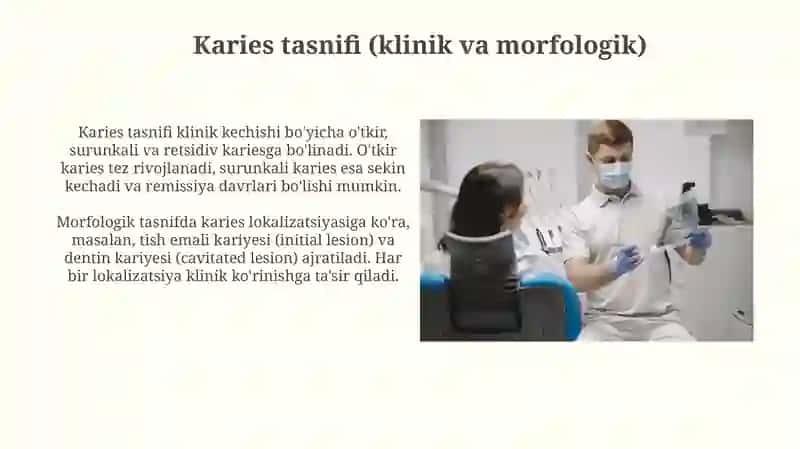 Kariesning klinik kechishi va shakllariga qarab davolash usullari 4