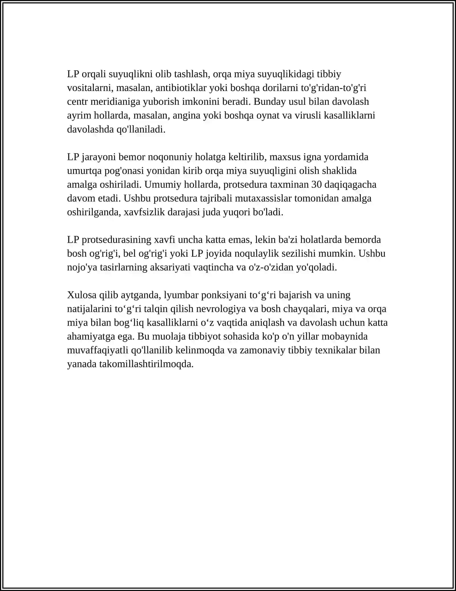 BEMORLAR LABORATOR LYUMBAL PUNKSIYA 4
