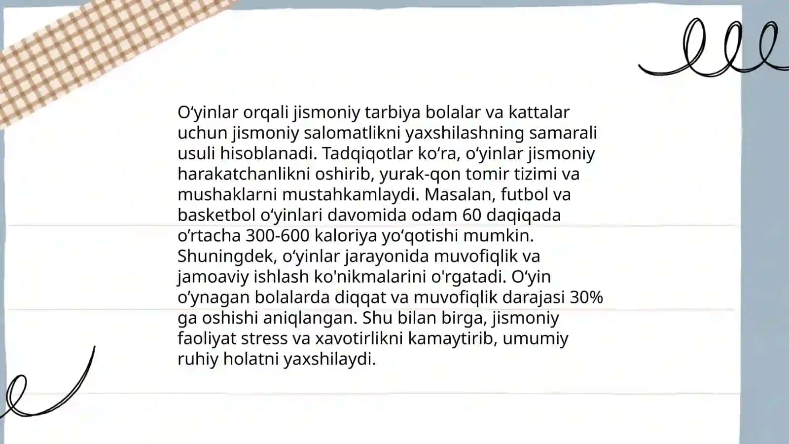 Milliy va harakatli oʻyinlarni oʻrgatish 4