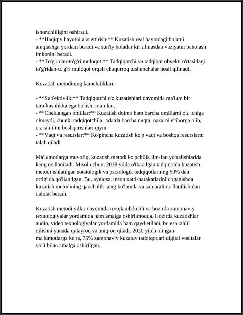 BOLALAR PSIXOLOGIYASINING METODLARINI OʻRGANSH 4