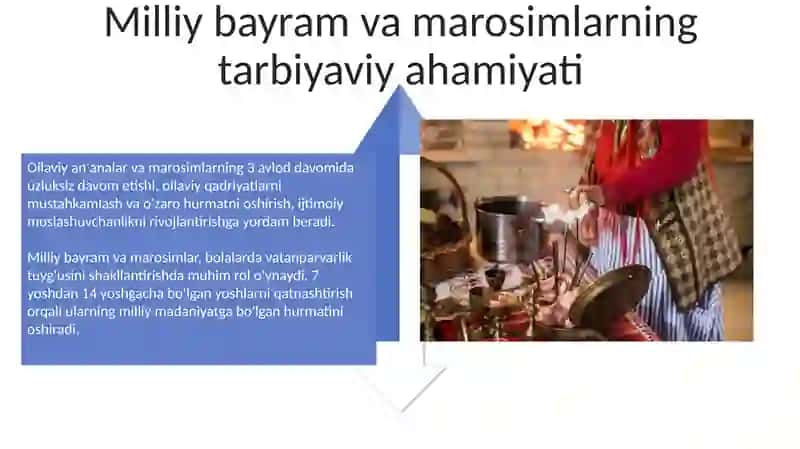 Xalq pedagogikasida milliy an'ana va marosimlarning tarbiya vositasi sifatidagi o'rni 4