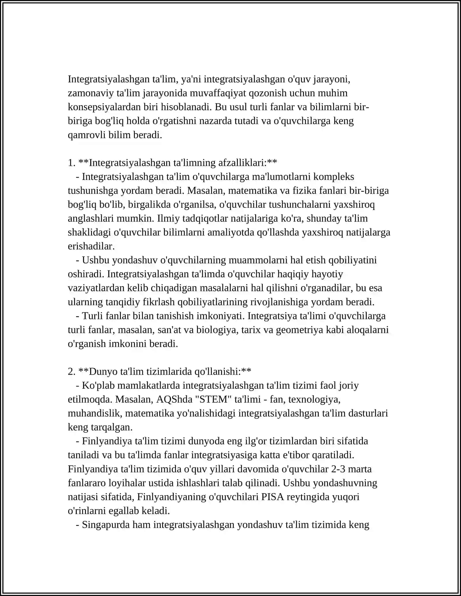 BOSHLANGʻICH SINFLARDA TAʼLIM METODLARI VA VOSITALARI 4
