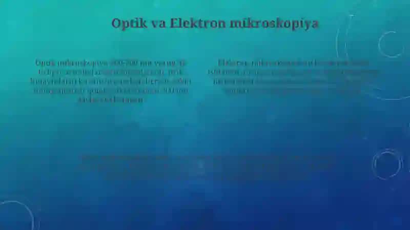 Mikroskopiya, molekulyar biologiya va biotexnologik usullar 4