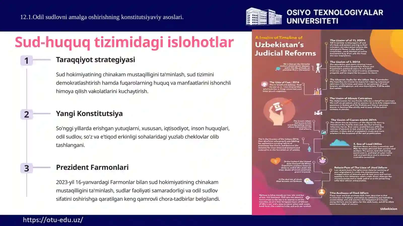 KONSTITUTSIYADA ODIL SUDLOVGA OID YANGILIKLAR 4