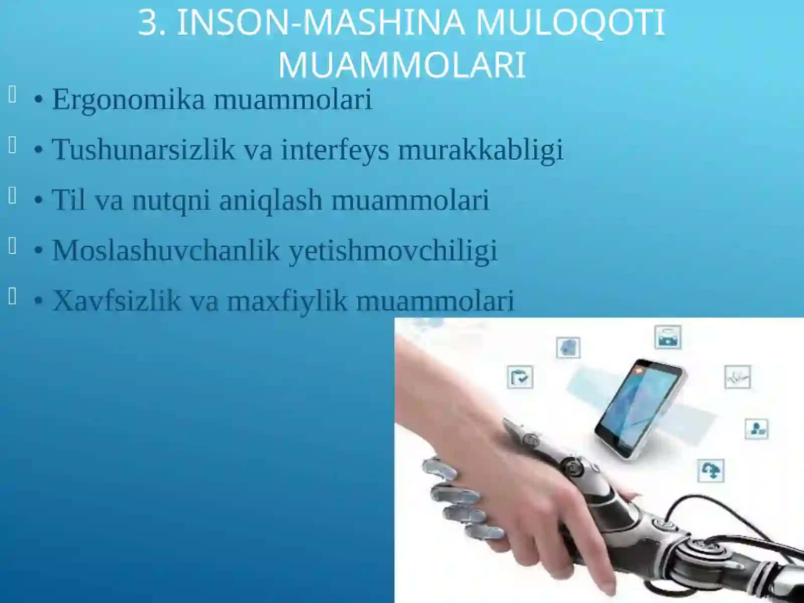Inson-Mashina Muloqoti Muammolariva Ularni Hal Etish Metodlarining Evolyusiyasi 4