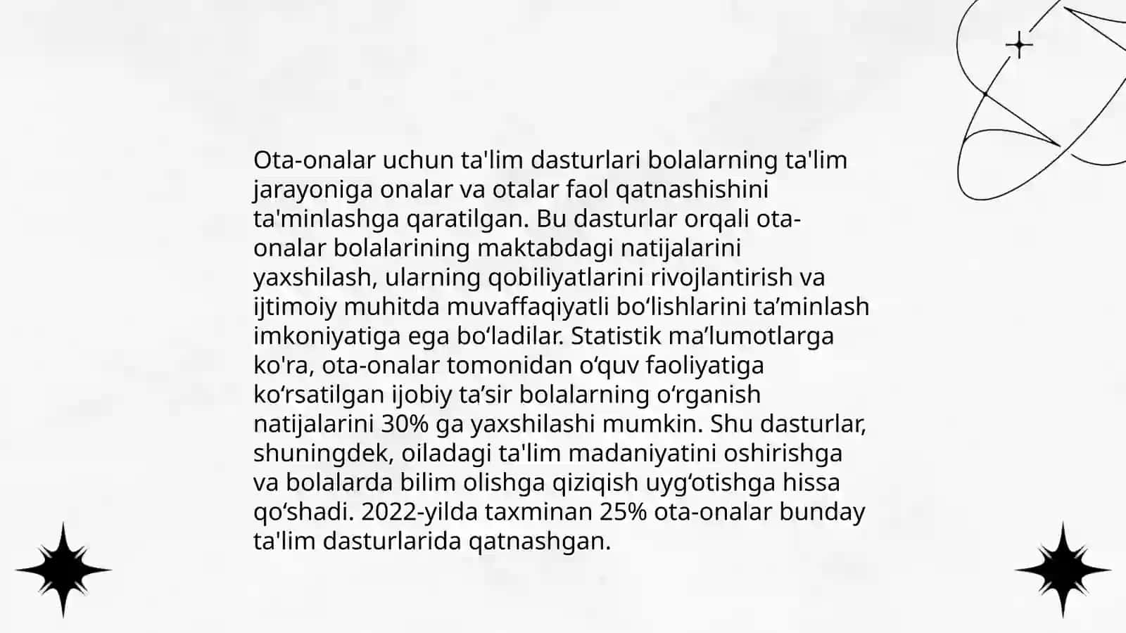 Maktabgacha ta'lim tashkilotining ota onalar bilan olib boradigan ishlari 4