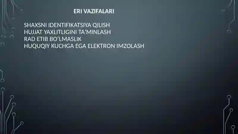 Elektronraqamliimzoningdasturiyta’minoti(ERI / EDS Software System) 4