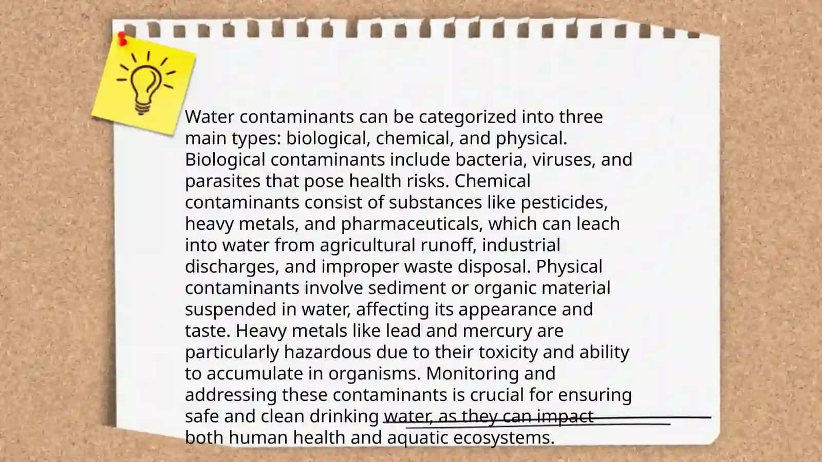 Water contamination 4