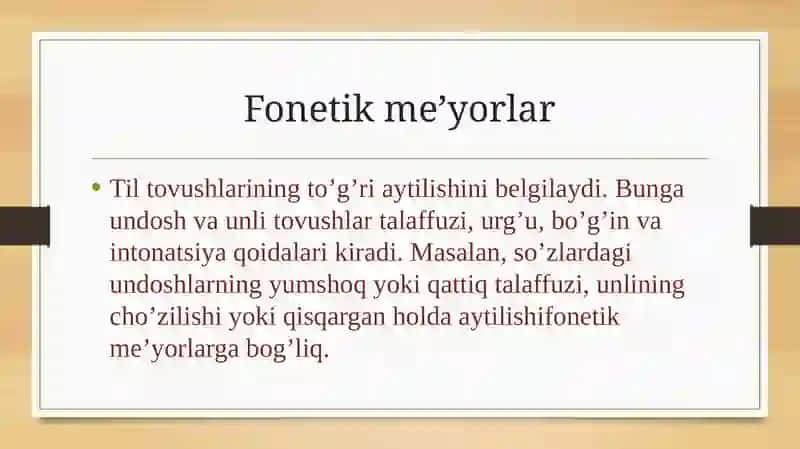 Ta’lim bo’g’inlarida talaffuz me’yorlari tavsifi 4