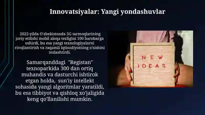 G'oyalar, innovatsiyalar va texnik taraqqiyot 4