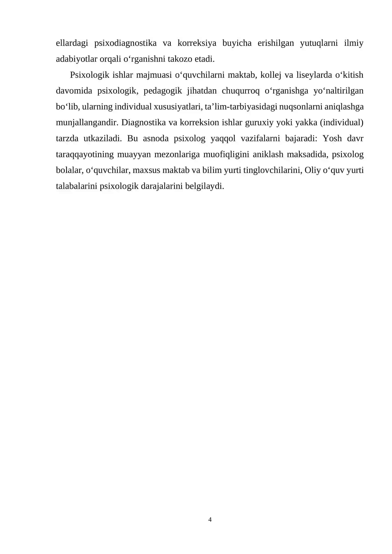 O‘quvchilar bilan psixokorreksion yo‘nalishda faoliyat olib borish 4
