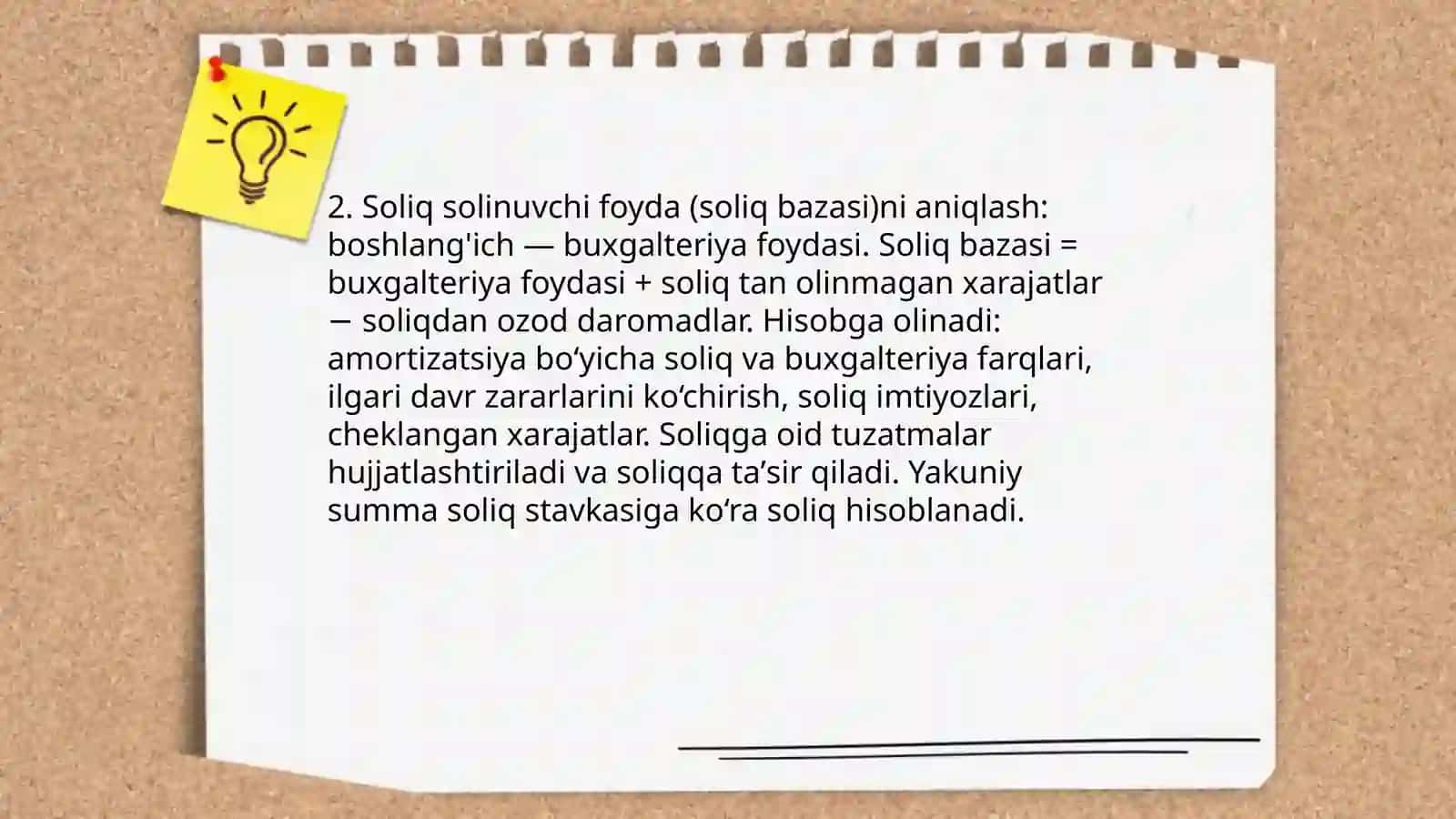Foyda soligʻi 4