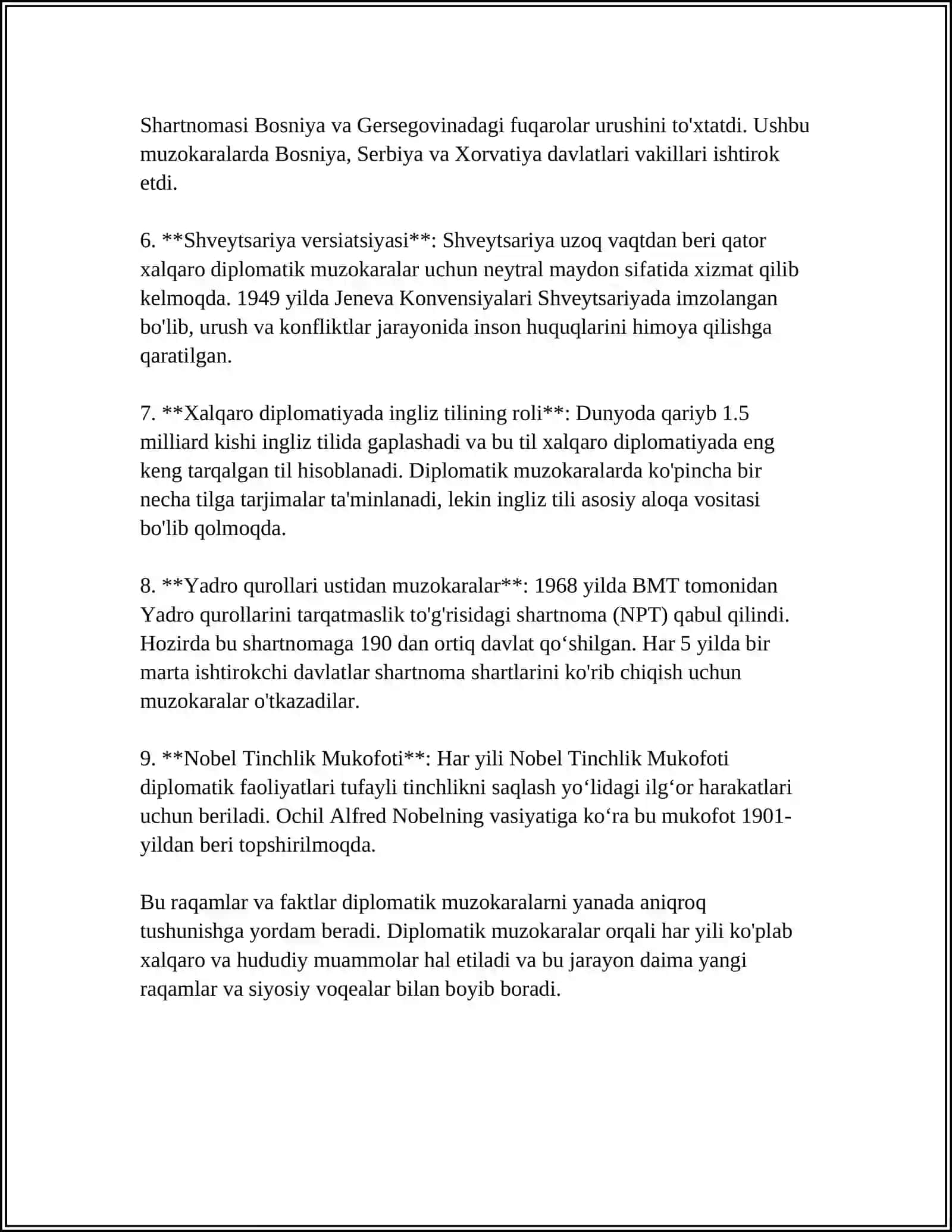 Diplomatik muzokaralar 4