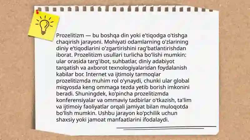Kiber makonda din. Missionerlik va prozelitizmning ijtimoiy siyosiy xavfi 4