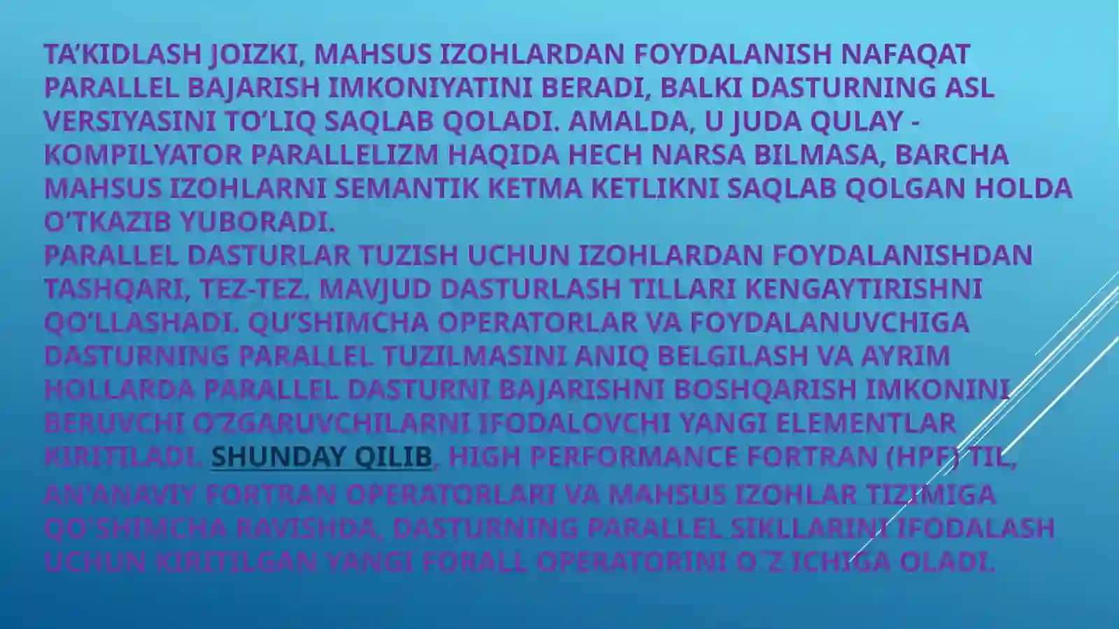 Parallel Komputerlarning Dasturiy Ta’minoti 4