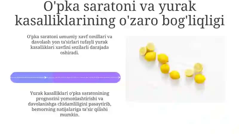 O'pka saratoni: Sabablari, alomatlari va davolash 4