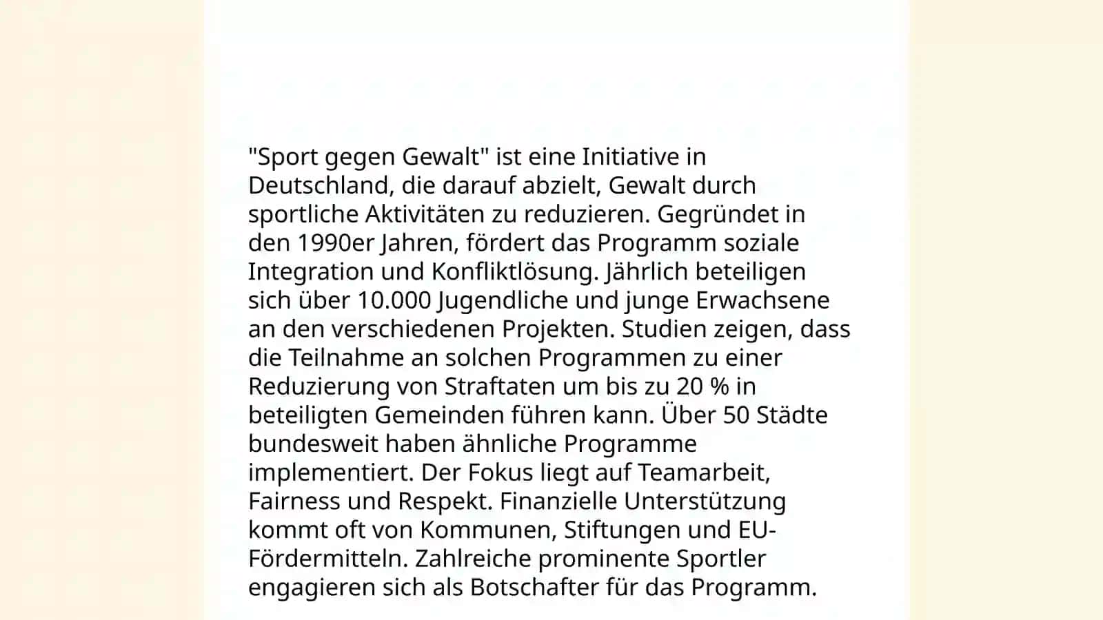 Sport gegen Gewalt 4